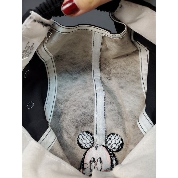 Vintage Disney Mickey Mouse Unlimited Hat‎ Cap Black Rare Deadstock NWT - Picture 9 of 13